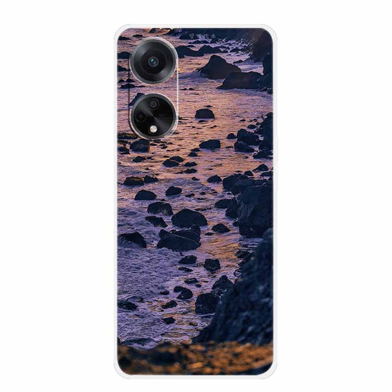 Guscio Morbido Marmo Per Oppo A78 Oppo A18 Custodia TPU Silicone Custodia Telefono Per Oppo A38 A58 Copertura Bordo Trasparente Coque A58X A98 5G Funda