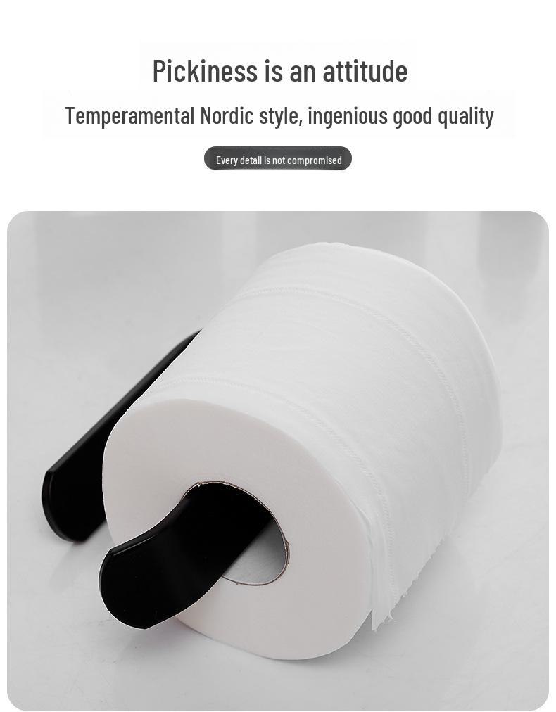 Stanzfreier Aluminium Handtuch- & Papierhalter Rack für Badezimmer