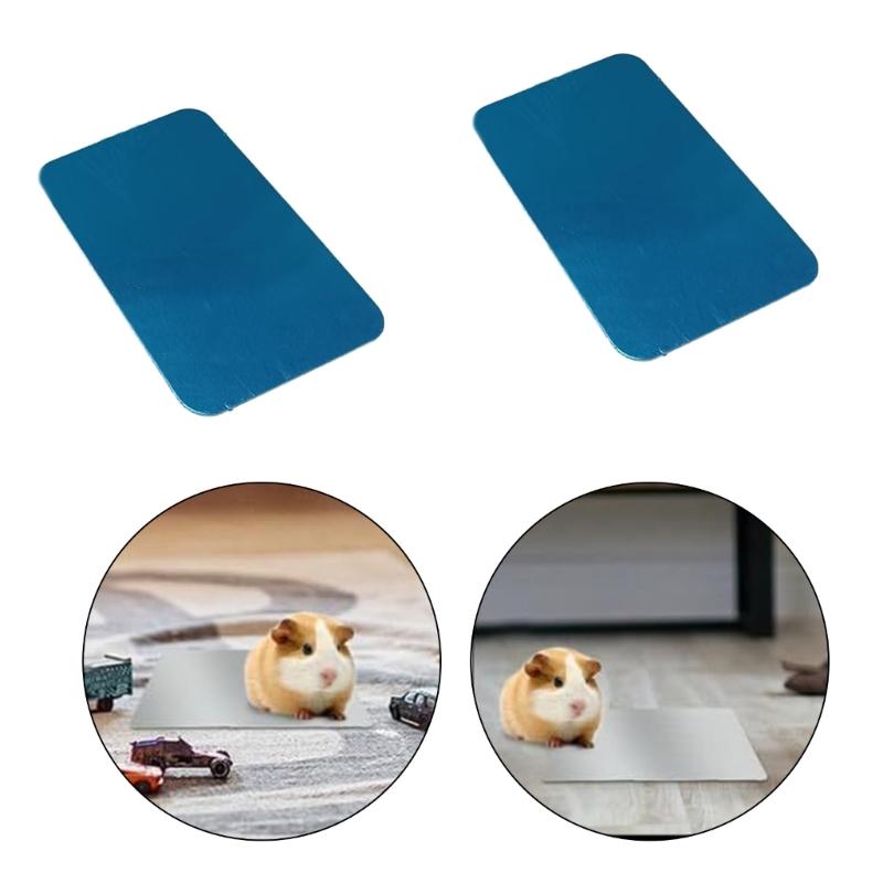 Aluminum Cooling Pad For Hamsters Rabbits Small Pet Durable Design Excercise Toy