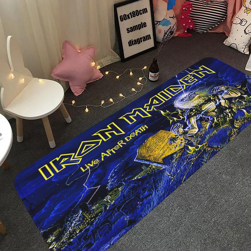 Corridor Doormat Heavy Rocks Metals Band Rugs Interior Foot Carpets Entrance Floor Mats Non-slip Yoga Rug Home Decor Prayer Mat