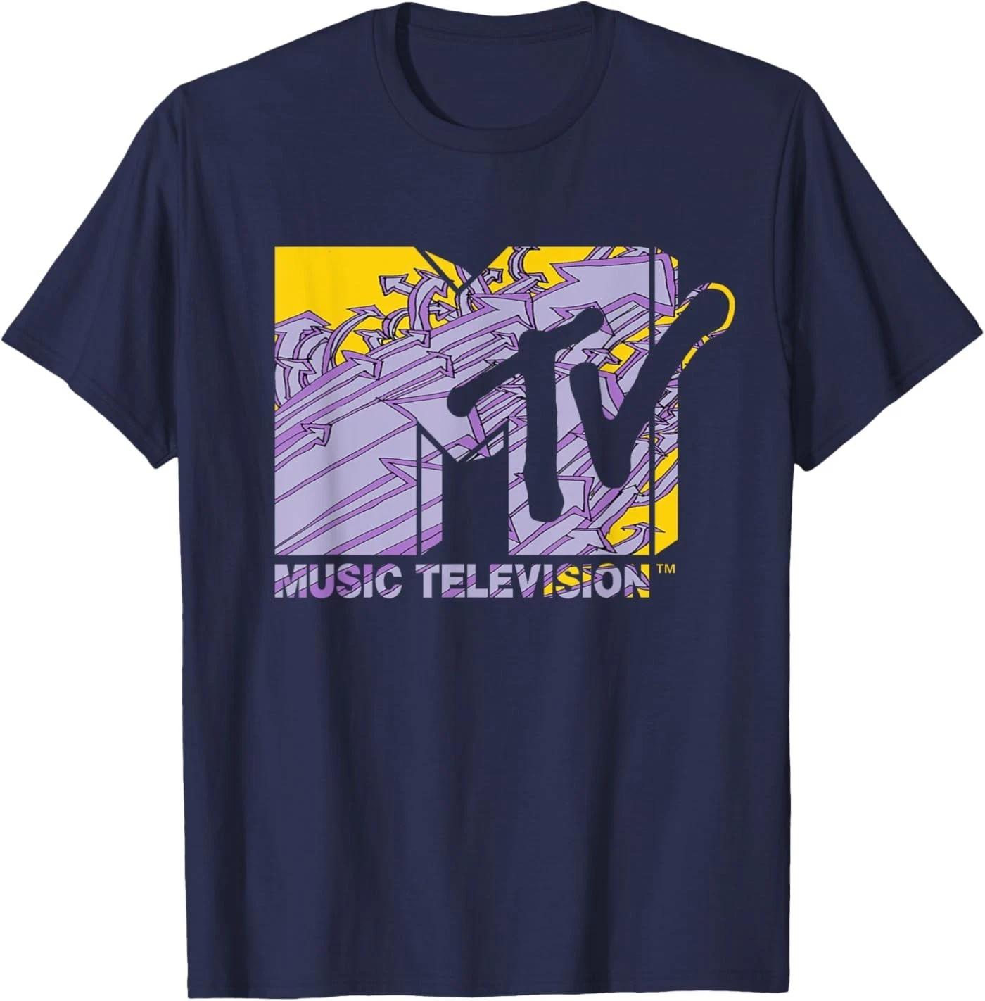 MTV Logo Arrows of Time Towards the Future of Art Men Women T-Shirt XL