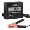 Small Engine Tachometer, Digital Tachometer Tach Gauge Reset Function Equipped with Clip, Inductive Hour Meter for 2 Stroke 4 Stroke Small Engine for