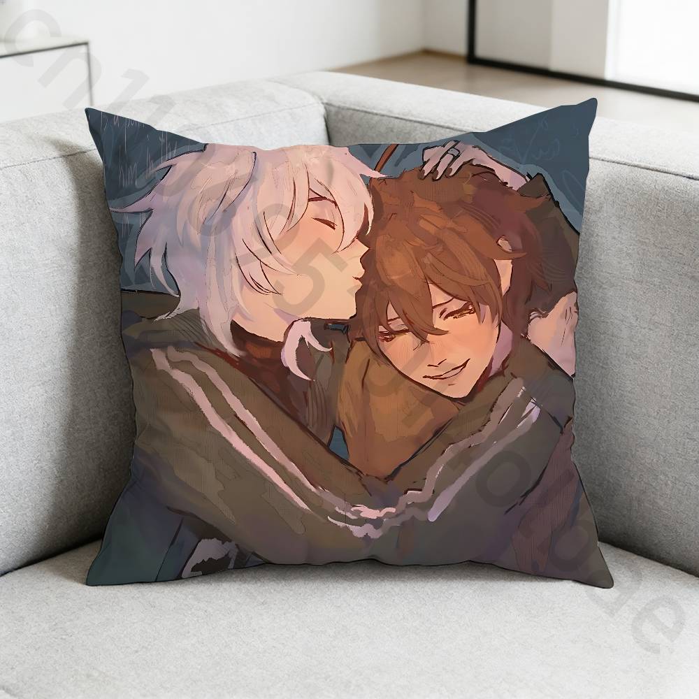 The Promise Of Hope Anime Pillowcase Casual Style Decoration Suitable for Home Decoration Excluding Pillow Core