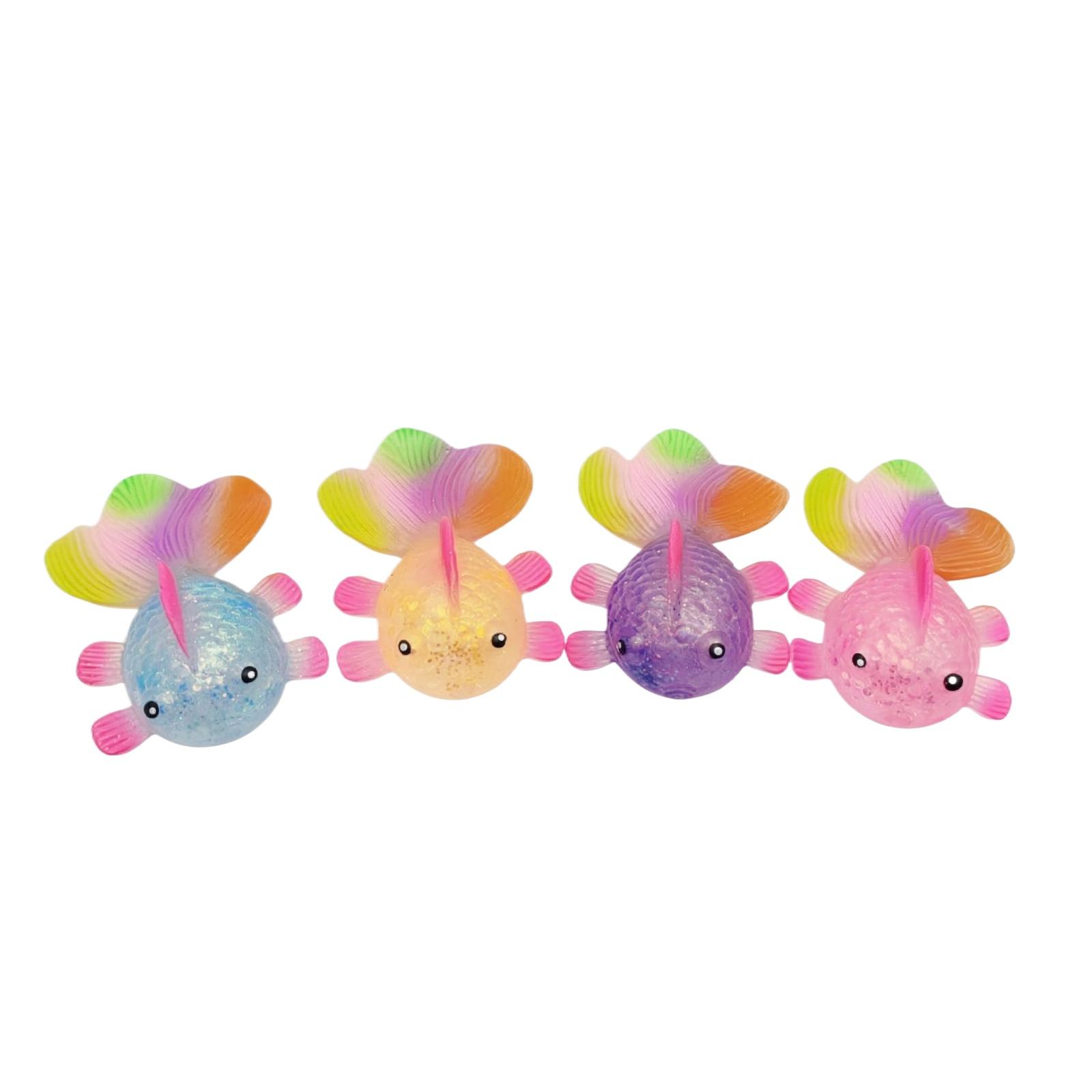 

Random Color Maltose Colored Goldfish Toy - This Soft, Teardrop-shaped Fish Toy Has A Wonderful Feel And Is Irresistible. One Size