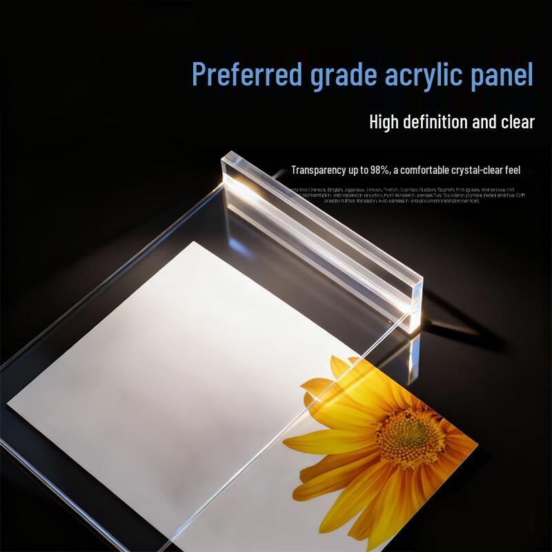 Acrylic T-Shape Pull-Out Desk Sign Holder