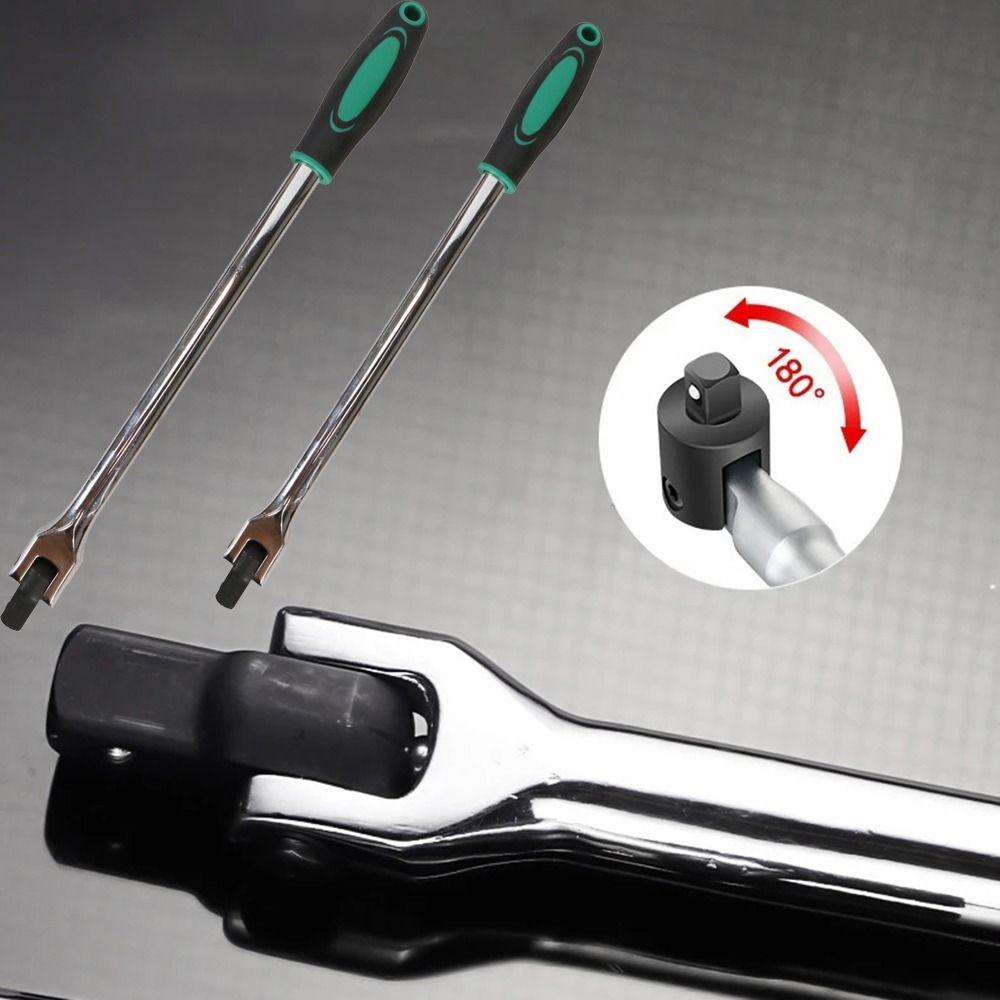 1/2 Drive 1/2'' F Rod Wrench Socket Flex Head Lever Steering Handle  Equipment Maintenance