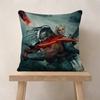 1PC The Predator Maple Design Cushion Cover Happy Autumn Harvest Decor Holiday Decorati Pillow Cover