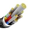 Kabel Usb-C Do Usb-C Baseus Tungsten Gold 240W 3M (Czarny)