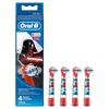 Braun Oral-B Electric Toothbrush, Sumizumi Clean Kids, Soft, Replacement Brush Tips (4 Brushes), Red, Star Wars Design