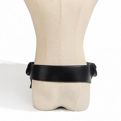 Rivets Studded PU Belt with Coin Pouch Fanny Bag Belt Waist Strap For Jeans Pants Daily Wear and Formal Event