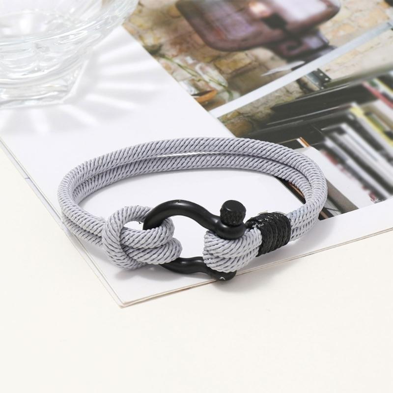 Beautiful Couple Bracelets In Rope Portable Couple Wristband Adornment Stylish Bracelet with Adjustable Length