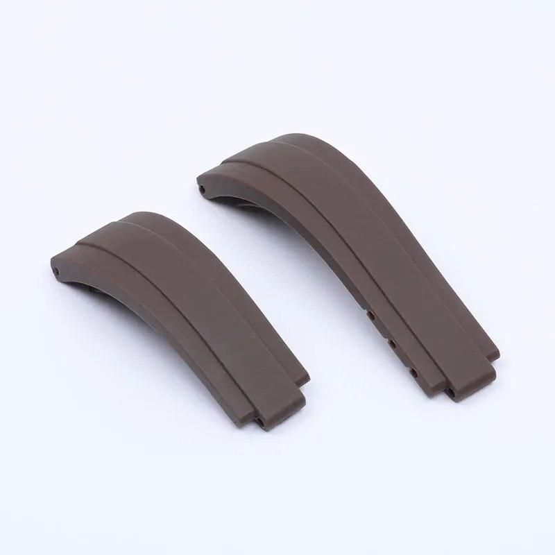 20mm nastavitelný pásek na hodinky pro pásek Rolex pro DAYTONA SUBMARINER GMT Yacht-Master OYSTERFLEX gumový pásek na hodinky Glidelock