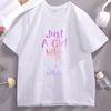 Just A Girl Who Loves Jeff Tshirt Vintage Lover High Resolution T Shirt Unisex Short Sleeve Round Neck Tshirt Male Clothes Tops