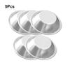 5Pcs Egg Tart Mold Small Convenient Aluminum Alloy Baking Molds Odorless Multifunctional Mould Bake Tools Cake Shop