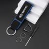RAWN4 High Grade Leather Car Keychain With Keyring For Kia Rio Picanto Sportage Niro Morning Ceed ProCeed Stonic KN Venga Cerato Forte