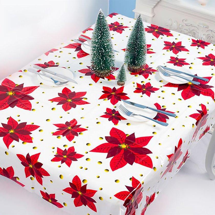 Buy Cozy Printed Tablecloth Christmas PVC Tablecloth Christmas