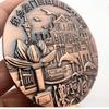 Zum 20. Jahrestag der Rückgabe Macaus, große Bronzemedaille, Gedenkmünze, Macau Tourismusgeschenk, Friedensdelphin