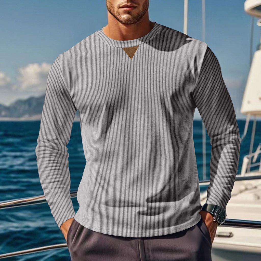 Herre Casual Vattert Komfortabel Streetwear Pullover Lett Trendy