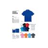 [Glimmer] Short-Sleeve 4.4oz Dry Button-Down Polo Shirt [with Pocket] 00331-ABP Men's Navy L