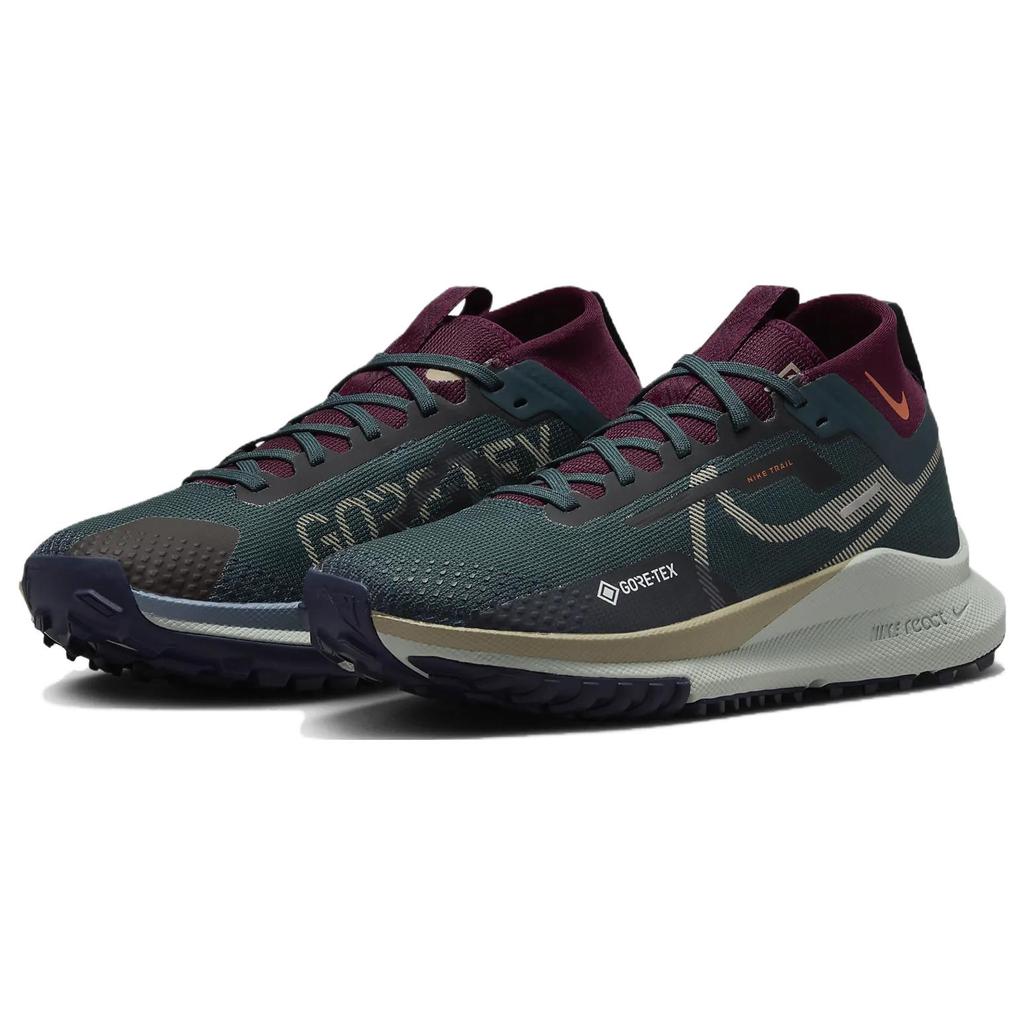 Nové Nike React Pegasus Trail 4 Gore Tex Deep Jungle Night Maroon Ashen Slate Khaki Dámské DJ7929-302