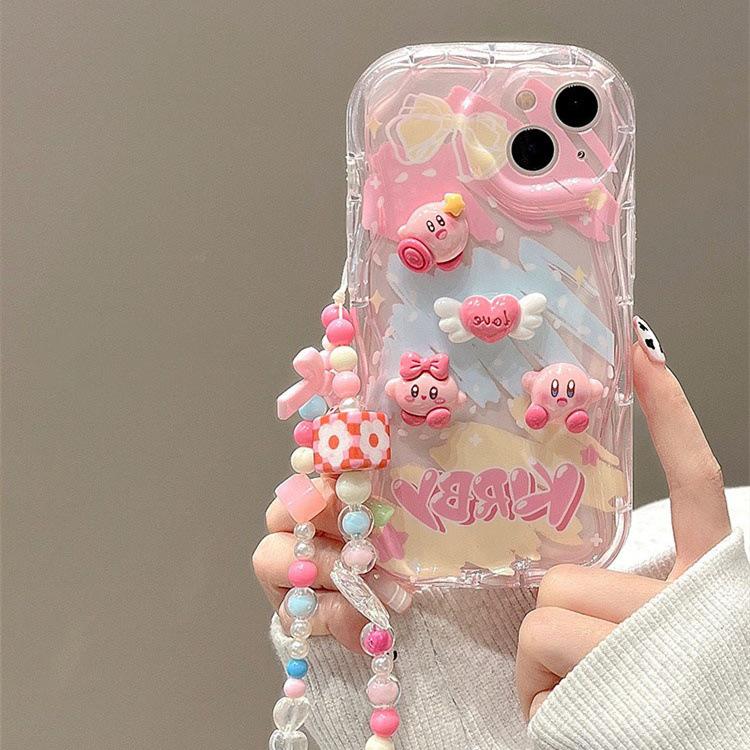 For Apple 16 Mobile Phone Case 15pro Pink Doll for IPhone14promax Lens All-inclusive 13mini Soft