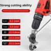 Stainless Steel Plate Cutter Electric Drill to Metal Shearer Converter Attachment for Iron Copper Aluminum with Titanium Gears
