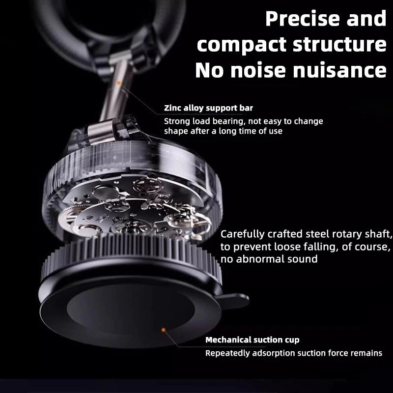 For Magsafe Car Phone Holder Suction Cup Vacuum Magnetic Phone Stand 360° rotatable and Foldable Suction Cup Phone Holder New