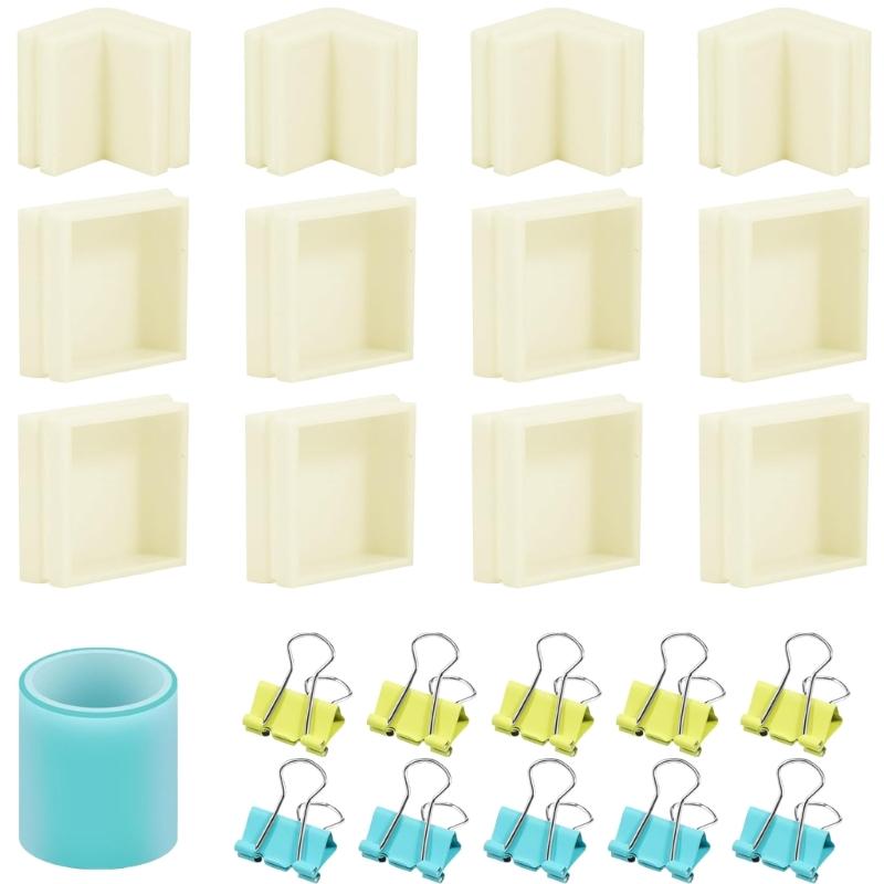 

Наборы для изготовления форм из смол с регулируемым силиконовым корпусом-рамкой, набор для изготовления силиконовых резиновых форм с зажимом-фиксатором 1