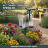 Upgrade Garden Sprinkler,Rotating Lawn Sprinkler For Yard 360-DegreeAutomatic Rotating Three-Fork Sprinkler Head Lrrigation Rota