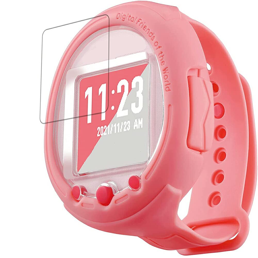 Of ClearView Screen Protector for Tamagotchi Smart Hardness Blue Light and Blocks Over of Blue Made In Japan [Set 2] (Coralpink) [High Blocking].