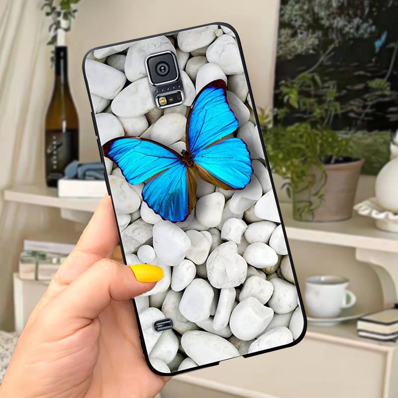 For Samsung s5 Case on For Samsung Galaxy S5 S 5 i9600 Soft Silicone Back Cover Silicone Case For Samsung S5 Neo Phone Cover