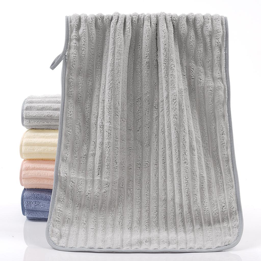 Coral Fleece Towel Fresh Towel Soft and Thick Strong Water Absorption Hair Wiping, Quick Drying Household Face Towel