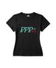 PAGESIISII Ppp Pixel Cherry Print Slim Fit Short Sleeve T-Shirt [2 Colors]