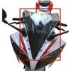 Motorcycle Windshield Front Windshield Air Reflector Flow Guide Plate Double Bubble For Yamaha YZF R15 V1.0 V2.0 YZF15 2014-2016