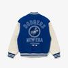 New Era Mlb La Dodgers Patched Varsity Jacket Bright Blue 14742027