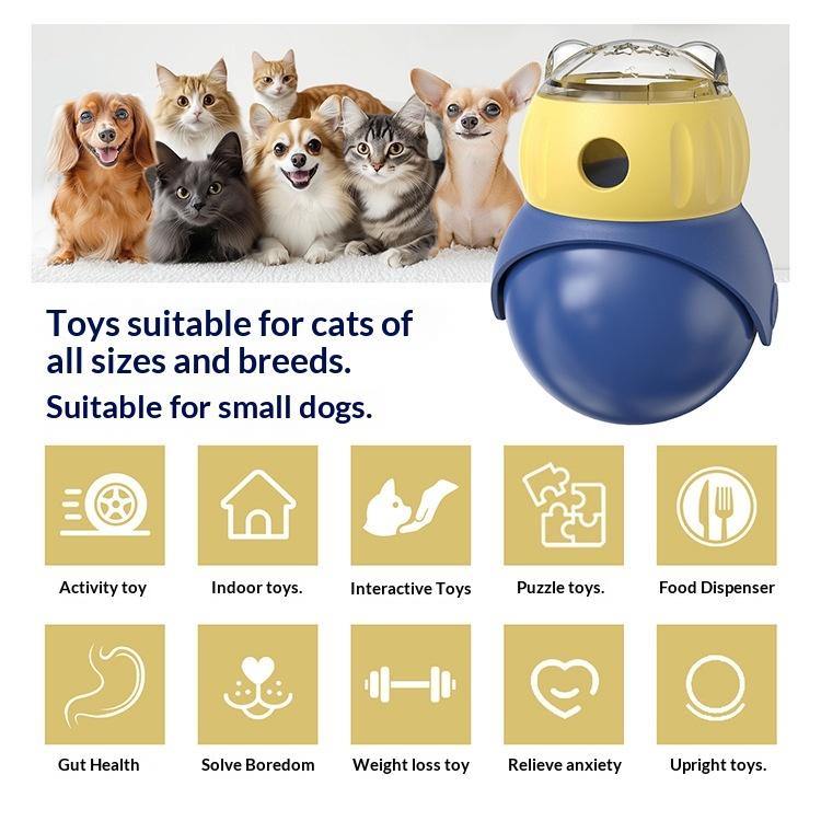 New Pet Supplies Tumbler Owl Food Puzzle Cat Toys