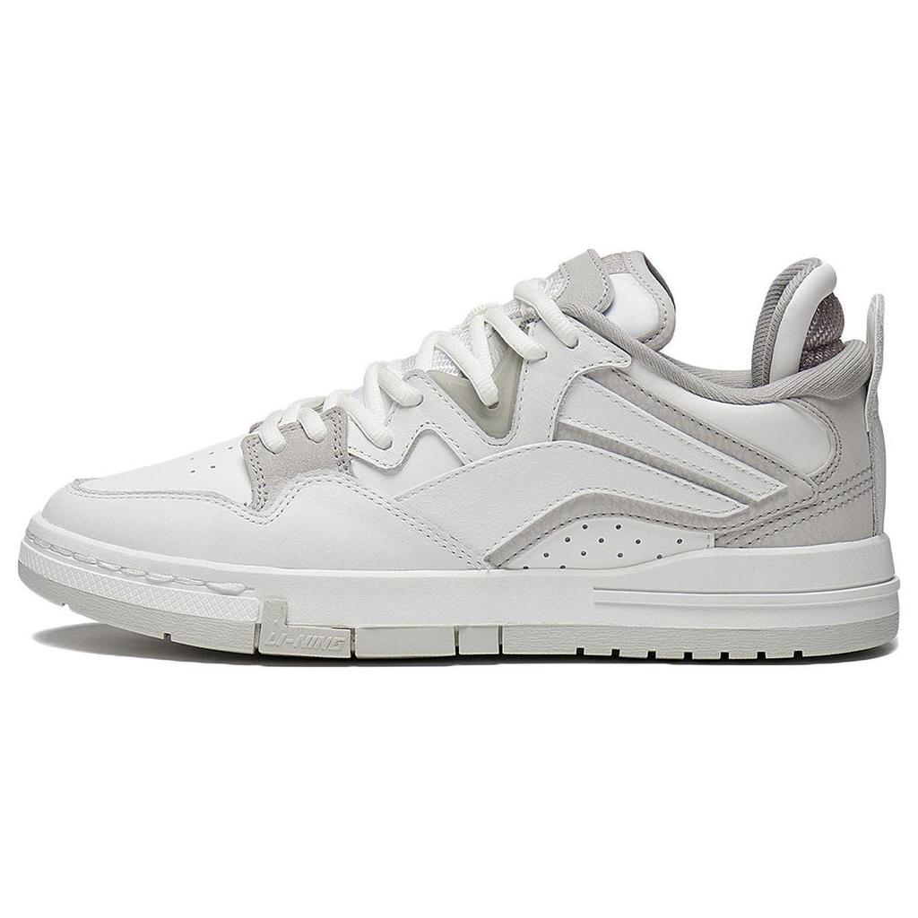 Li Ning Wave PRO Synthetic Leather Slip Resistant Abrasion Resistant Low Top Skateboard Shoes Women's AECT026-2