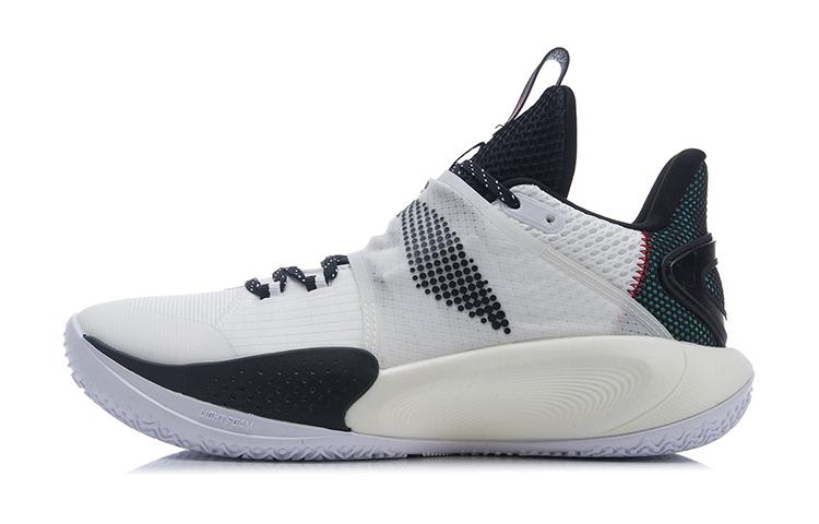 Li Ning Sonic 9 Youth Edition Low top Children s Basketball Shoes Black White ABPR031-1 35.5
