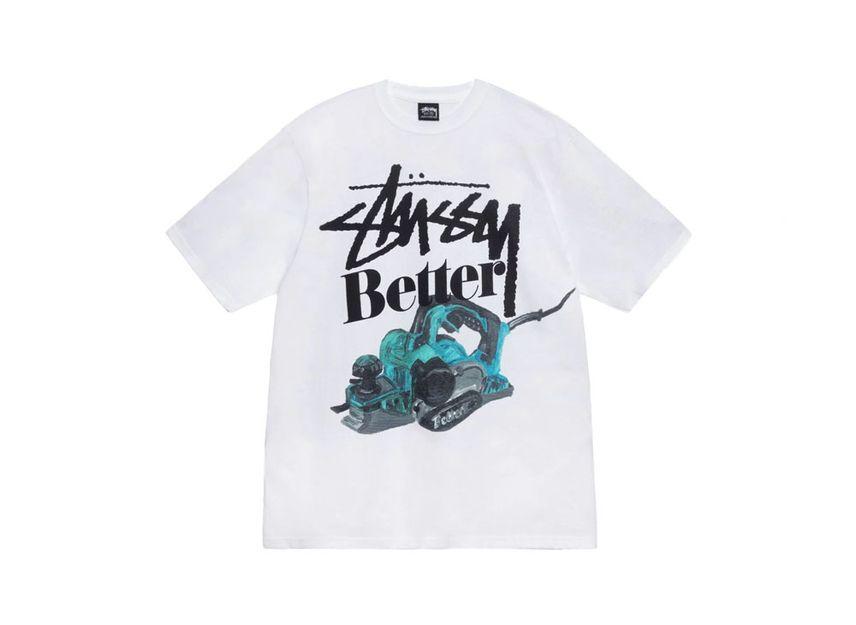 Stussy & Better Gift Shop Built Better Tee White L