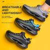 New Safety Shoes Men Rotating Button Work Sneakers For Man Steel Toe Shoes Fashion Protective Shoes Puncture-Proof Boots