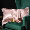 Solid Color Mulberry Silk Pillowcase - Adult Silky Ice Silk Cover