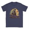 Men T-Shirt G-Godzillaed Vintage 100% Cotton Tees Short Sleeve T Shirts O Neck Clothing Plus Size