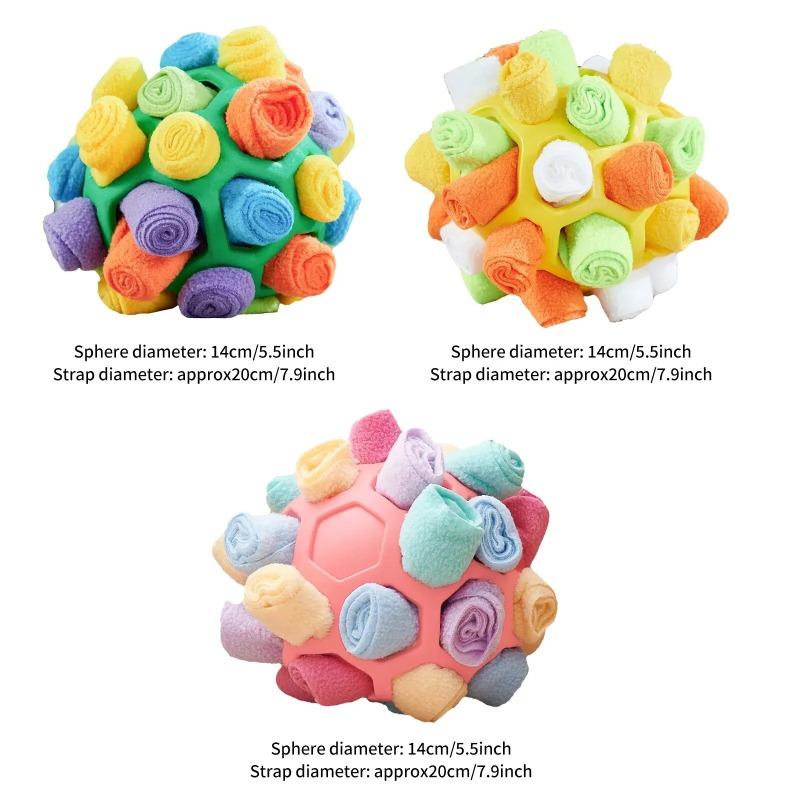 Upgrade Unfilled Pet Dog Sniffing Ball Hidden Food Pad Puzzle Resistant Bite Resistant Explosive Ball Rubber Ball