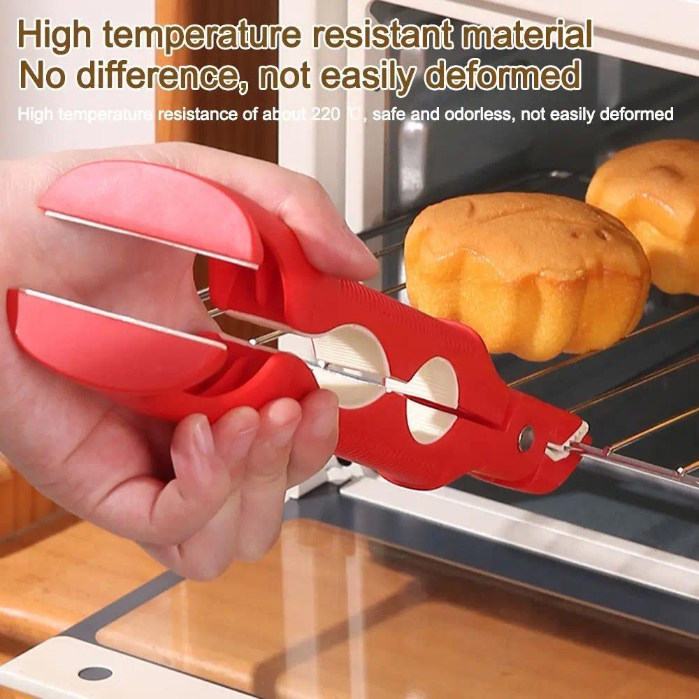 Anti-hot Clip Lifter Anti-scald Clip Silicone Kitchen Anti Scald Plate Bowl Dish Pot Holder Kitchen Accessories Gadget