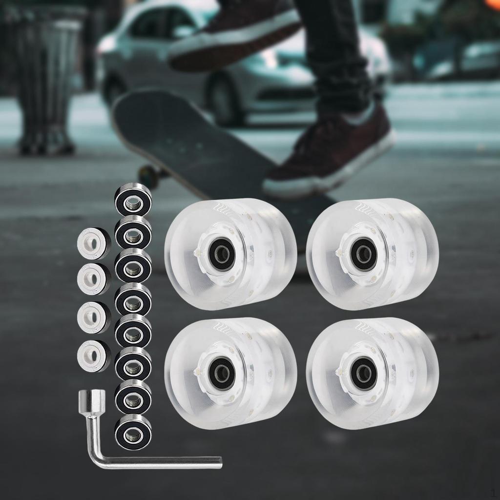 Skate Wheel 58x32mm 608RS Hardness Easy to Install for Indoor