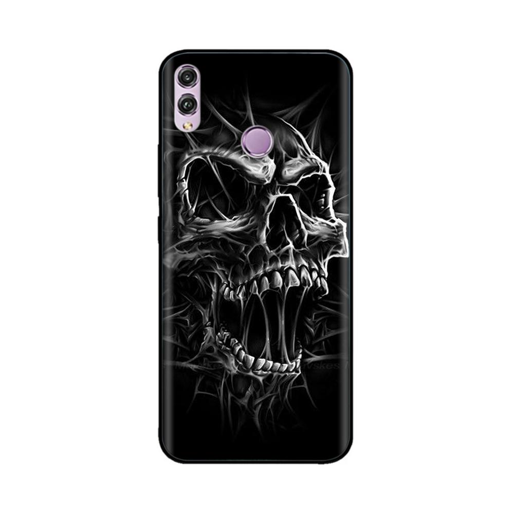 For Huawei Honor 8X Case Silicon Soft TPU Cartoon Painted Back Cover Phone Case for Huawei Honor 8X 8 X Honor8x Cases Bumper