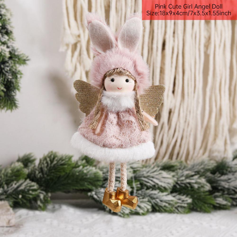 Angel Doll Merry Christmas Ornaments Christmas Decorations for Home Noel Natal Tree Decor Navidad Xmas 2025 New Year 2025 Gifts