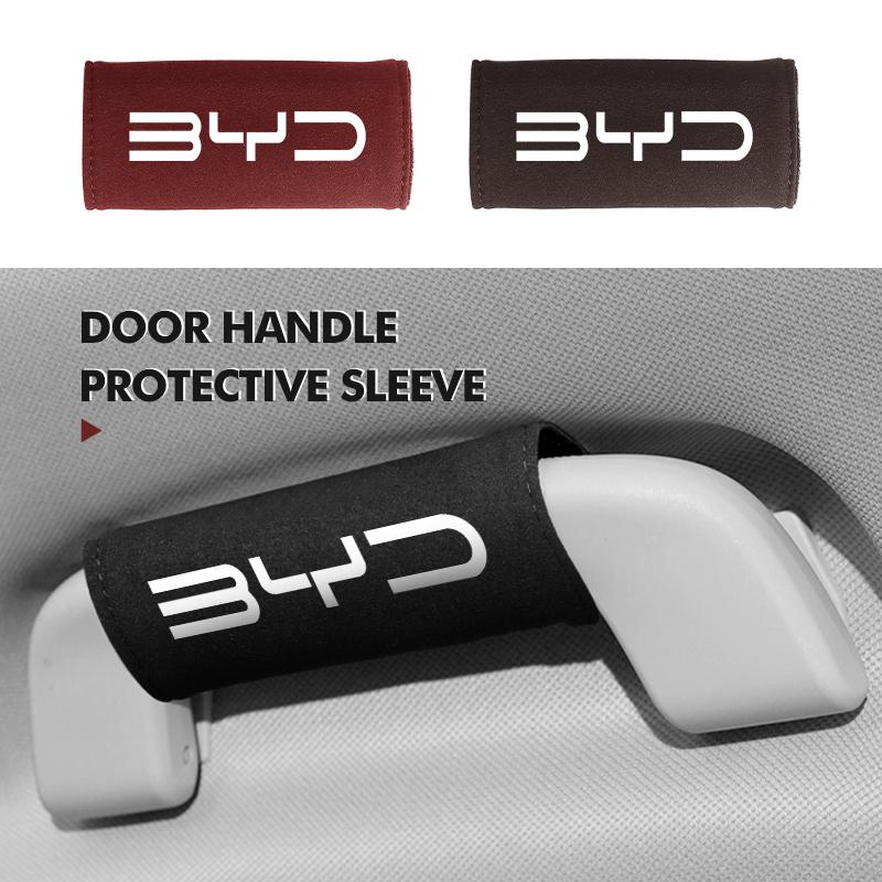 For BYD 2pcs Car Roof Armrest Handle Protective Cover Accessories 3 Yuan F3 E6 F0 G3B I3 Plus Ea1 Song Max Tang