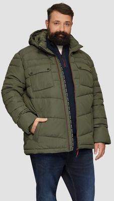 Winter Jacket s.Oliver Quilted Jacket with Detachable Hood Green 2156313.7940.