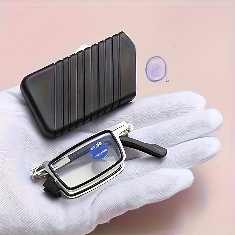 3PCS Compact Metal Folding Glasses Easy To Carry and Suitable for Both Men and Women Unique Design As A Gift Trendy Accessory